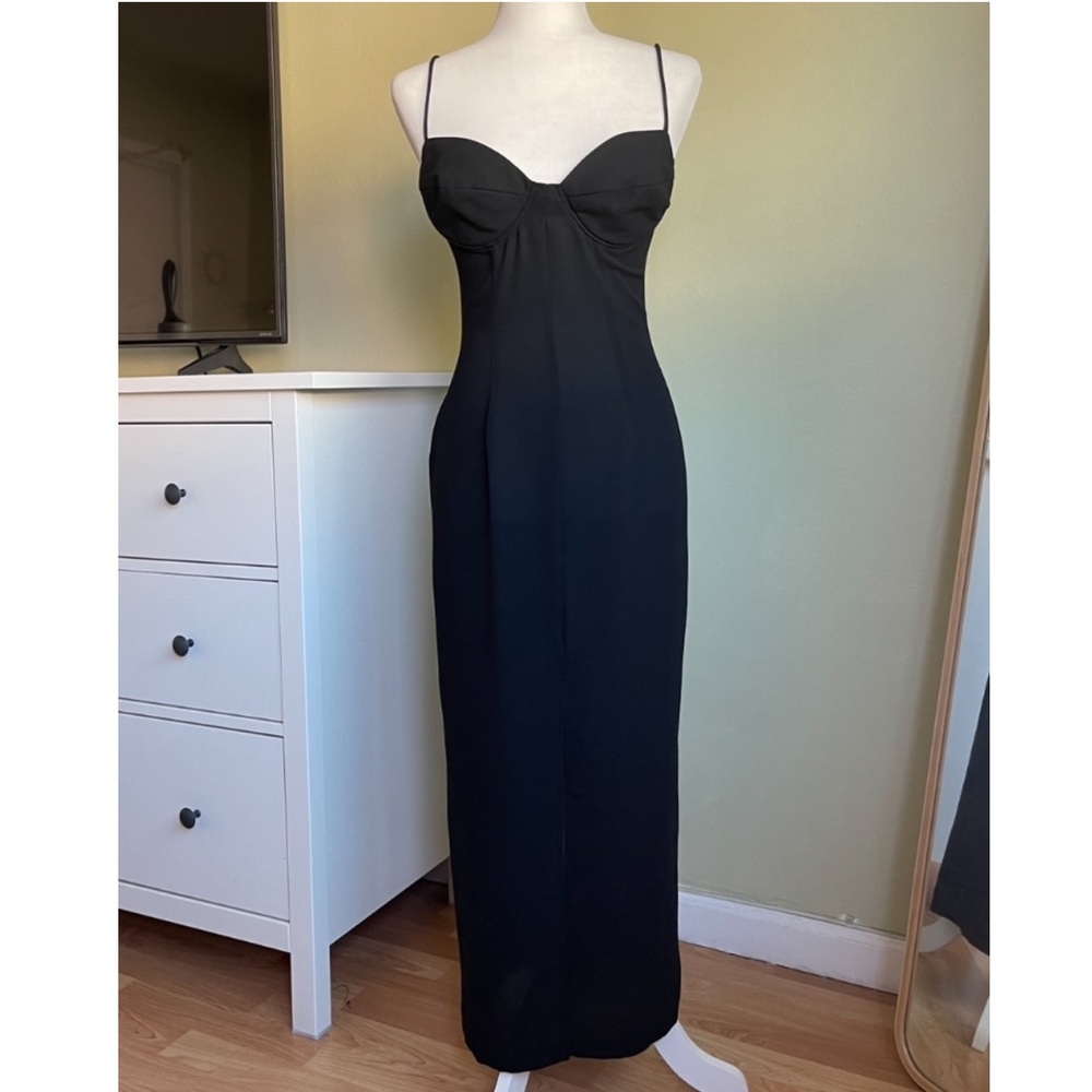 Vintage Rampage Black Sweetheart Black Evening Dress